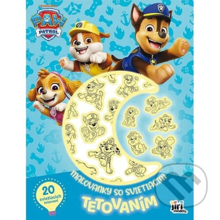Maľovanky so svietiacim tetovaním Labková patrola - neuvedený autor