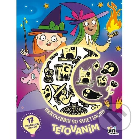 Maľovanky so svietiacim tetovaním Strašidlá a čarodejnice