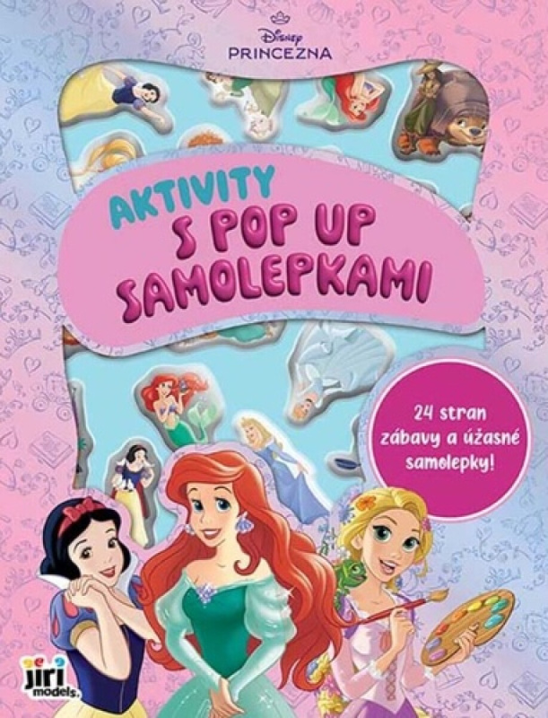 Aktivity s pop-up samolepkami Disney Princezny - 1 kus