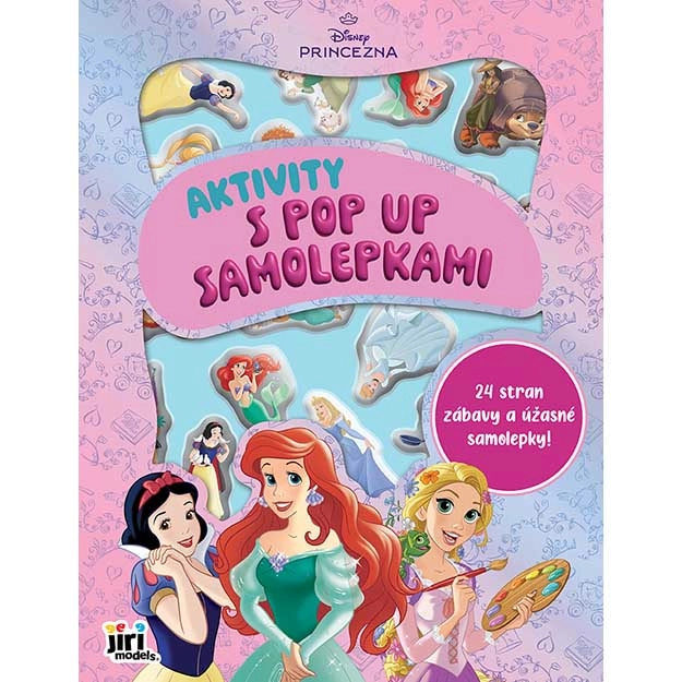 Aktivity s pop-up samolepkami Disney Princezny - 1 kus
