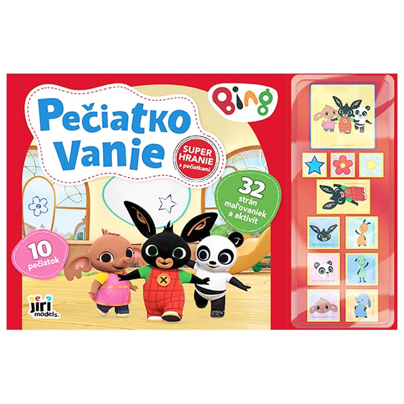 Sešitky na razítkování BING – kreativní sada pro děti