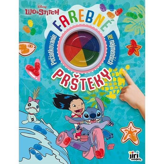 Farebné pršteky Lilo & Stitch - neuvedený autor - kniha z kategorie Omalovánky, vystřihovánky, papír