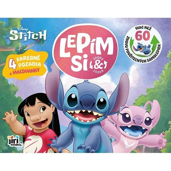 Lepím si znovu a znovu Lilo & Stitch - kniha z kategorie Omalovánky, vystřihovánky, papír