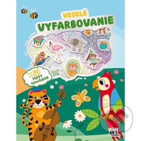 Veselé vyfarbovanie so super samolepkami Zvieratká - kniha z kategorie Omalovánky, vystřihovánky, papír