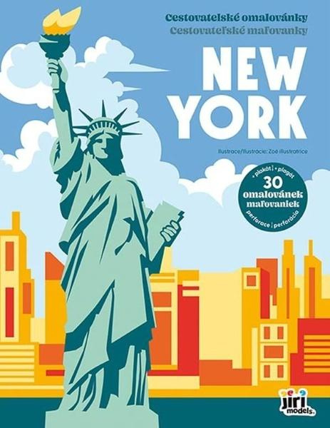 Cestovatelské omalovánky New York