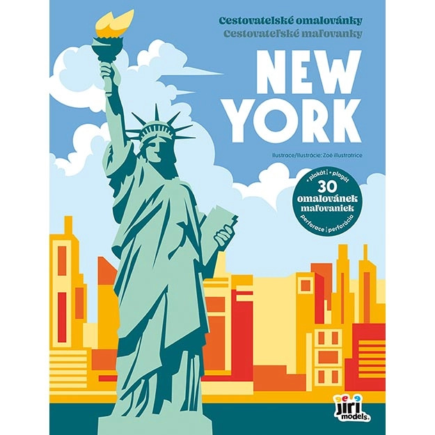 Cestovatelské omalovánky New York