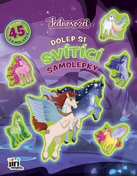 Dolep si svítící samolepky Jednorožci