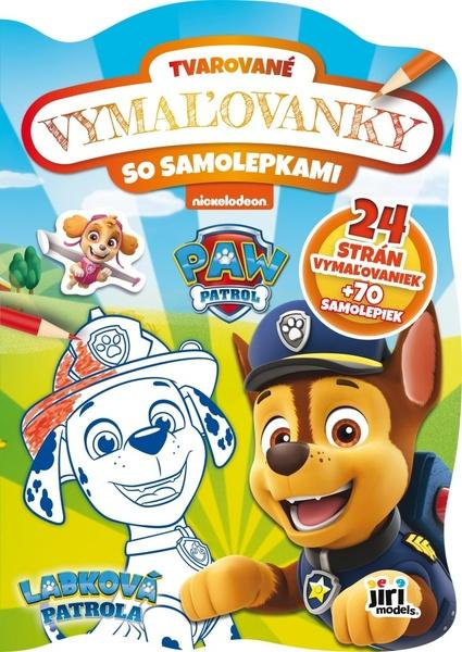 Tvarované maľovanky Labková patrola -  Autor Neuveden