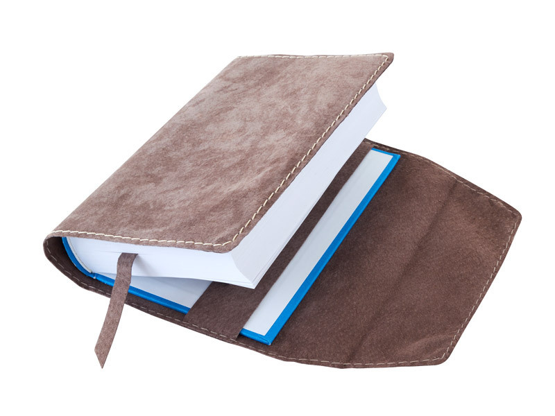 Variabilný obal so záložkou: Hnedá semiš/matná (Hnedá semiš/matná)