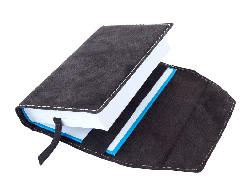 Variabilný obal so záložkou: Hnedá tmavá semiš