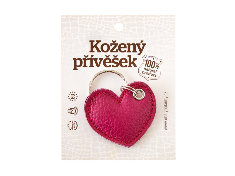 Klíčenka kožená Srdce