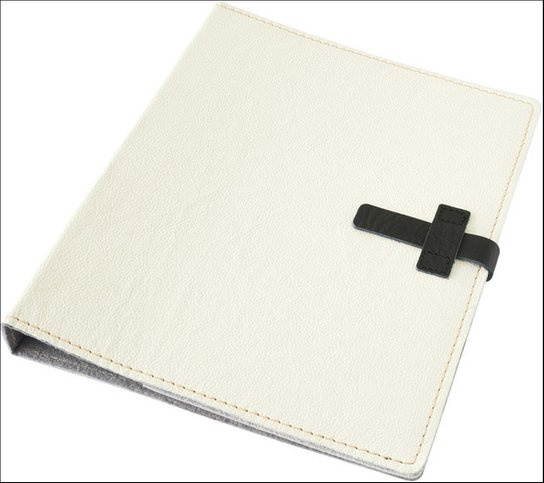 Kožený šanon Bílý K67 -  Autor Neuveden