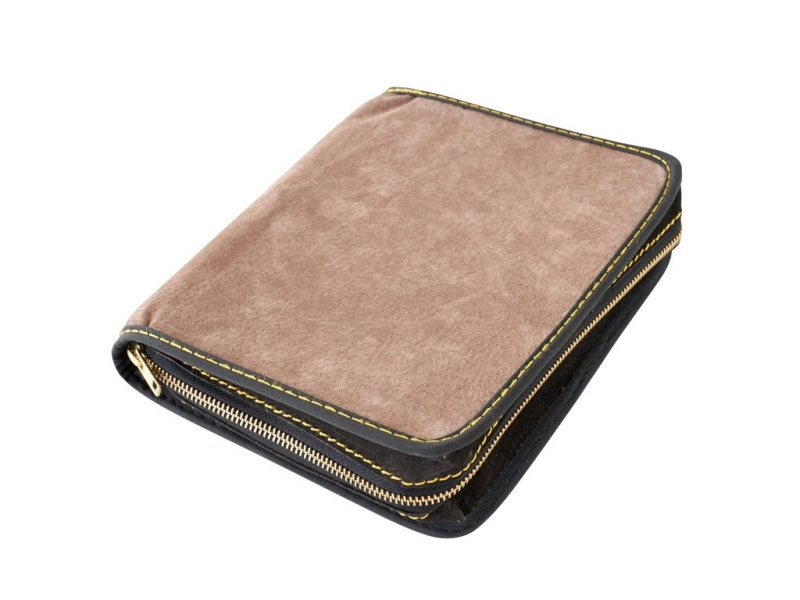 Obal na knihu se zipem: Hnědý