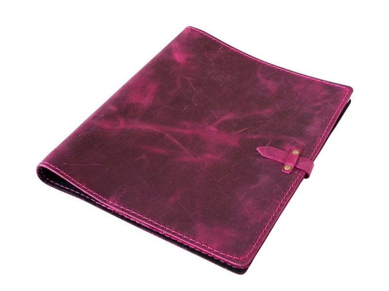 Šanon A4 s nýty - Pull Up Růžový