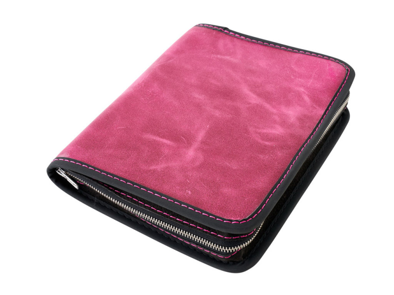 Obal se zipem XL PU Růžový