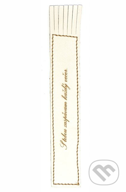 Záložka S tebou zaspávam každý večer