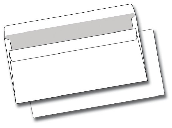 Obálka DL samolepicí, 110 x 220 mm - 25 ks balení