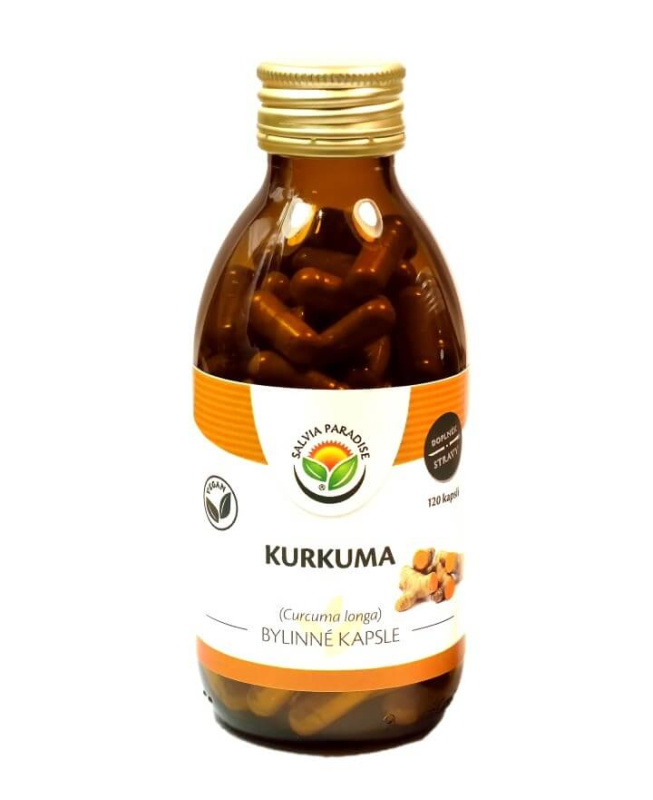 SALVIA PARADISE Kurkuma 120 kapslí