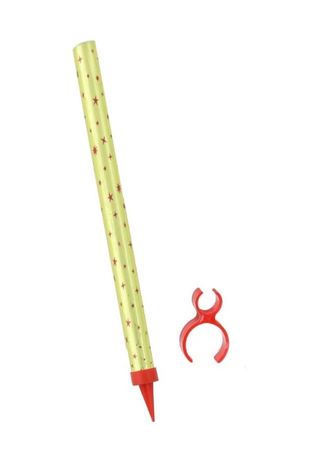 Rappa Fontána párty zlatá s držákem na láhev 70 sek 25 cm 8595596318131
