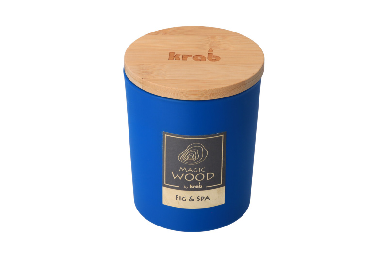 Svíčka Magic Wood s dřevěným knotem - Fig a Spa 300g  Anděl Přerov s.r.o.