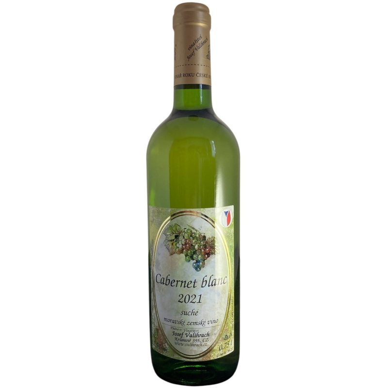 Valihrach Cabernet Blanc moravské zemské 2021