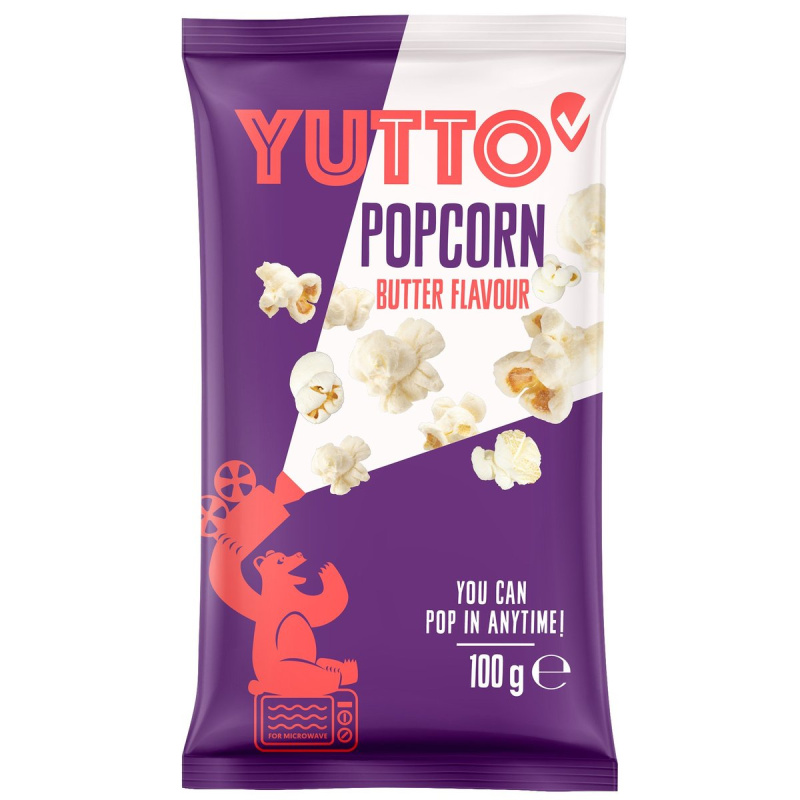 Yutto Popcorn máslový