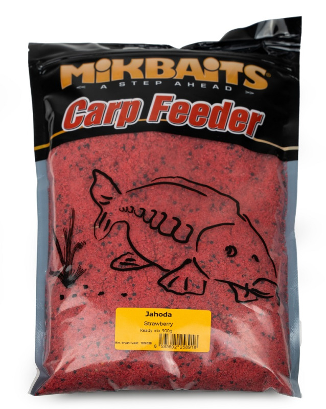 Mikbaits vlhčený ready mix 800 g - jahoda