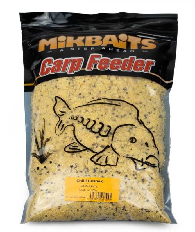Mikbaits vlhčený ready mix 800 g - chilli česnek