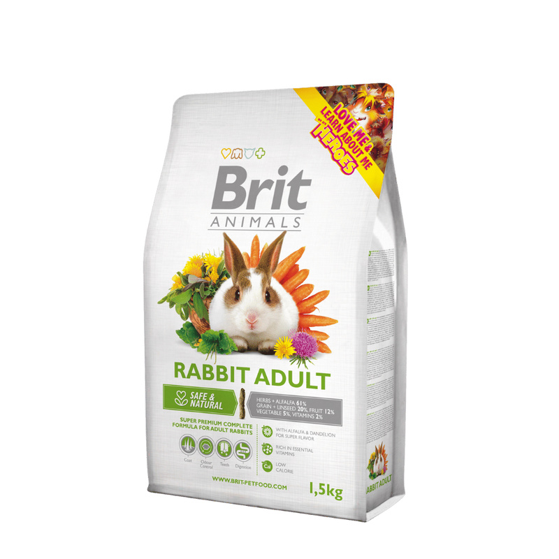 Brit Animals Rabbit Adult Complete 1,5 kg