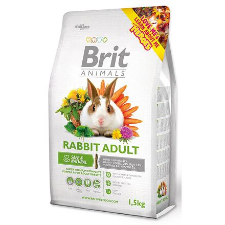 Brit Animals Rabbit Adult Complete 1,5 kg