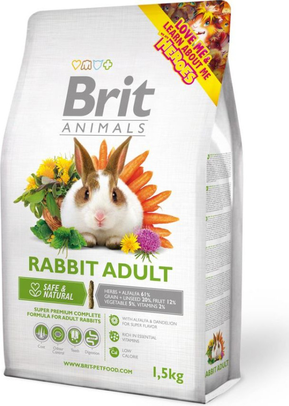 Brit Animals Rabbit Adult Complete 1,5 kg