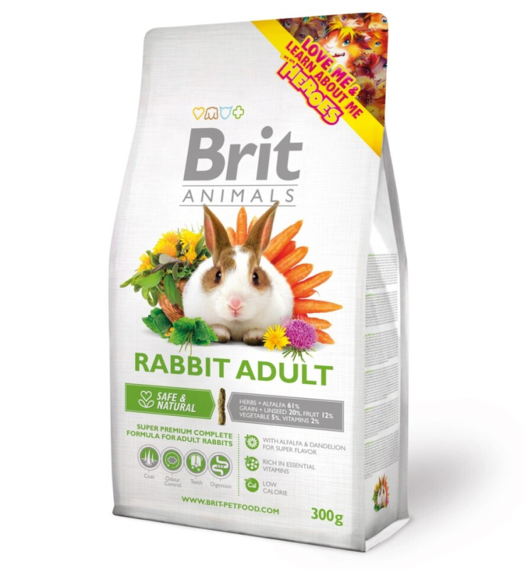 Brit Animals Rabbit Adult Complete 300 g