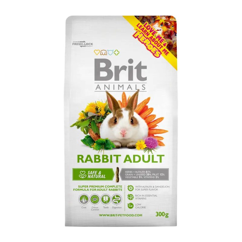 Brit Animals Rabbit Adult Complete 300 g
