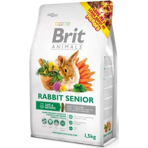 Brit Animals Rabbit Senior Complete 1,5 kg
