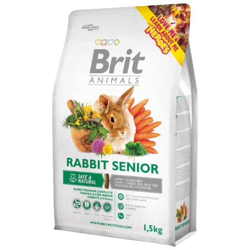 Brit Animals Rabbit Senior Complete 1,5 kg