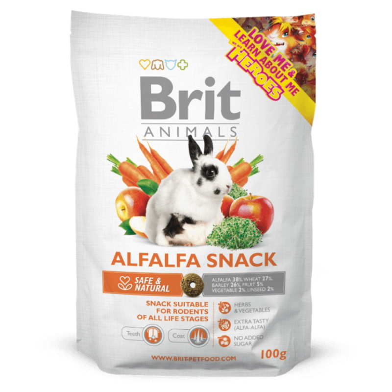 Brit Animals Alfalfa Snack for Rodents 100 g