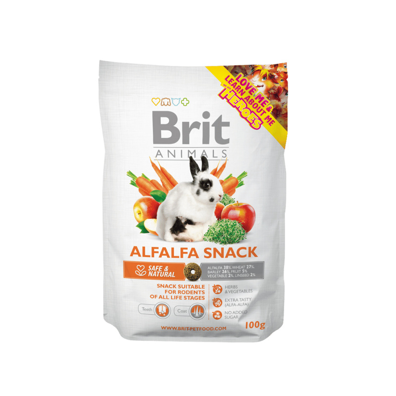 Brit Animals Alfalfa Snack for Rodents 100 g