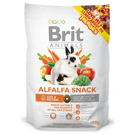 Brit Animals Alfalfa Snack for Rodents 100 g