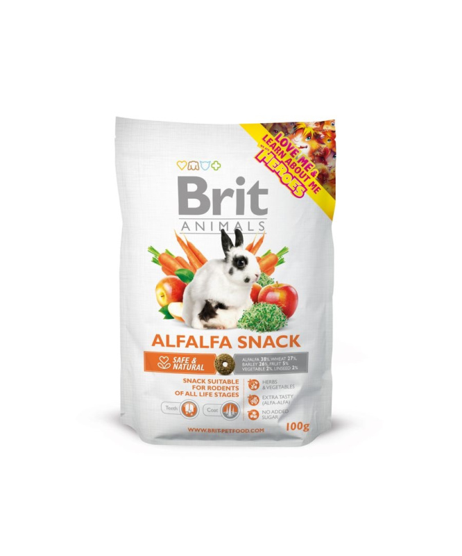 Brit Animals Alfalfa Snack for Rodents 100 g