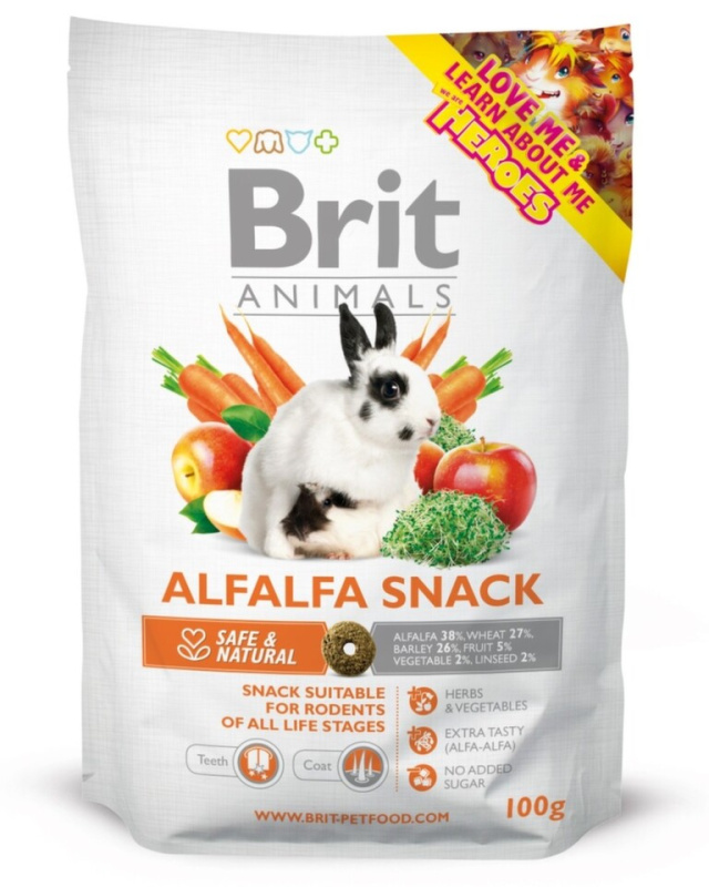 Brit Animals Alfalfa Snack for Rodents 100 g