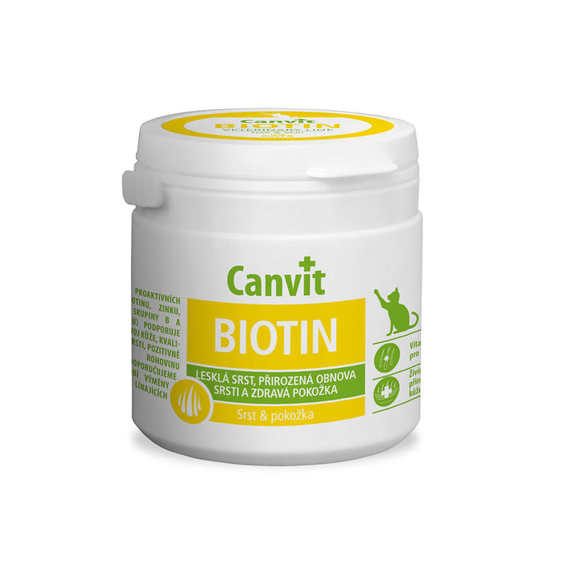 Canvit Biotin pro kočky new 100 g 