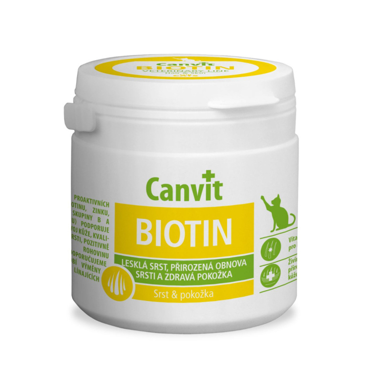 Canvit Biotin pro kočky new 100 g 