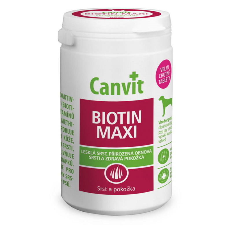 Canvit Biotin Maxi pro psy 230 g 