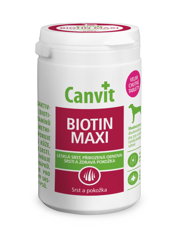 Canvit Biotin Maxi pro psy 230 g 
