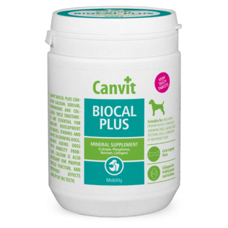 Canvit Biocal Plus pro psy new 500 g 