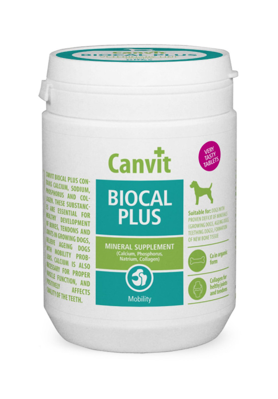 Canvit Biocal Plus pro psy new 500 g 