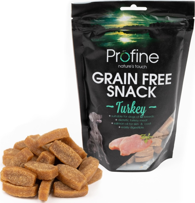 Profine Grain Free pamlsky pro psy bez obilovin s krůtou a brambory, 200 g