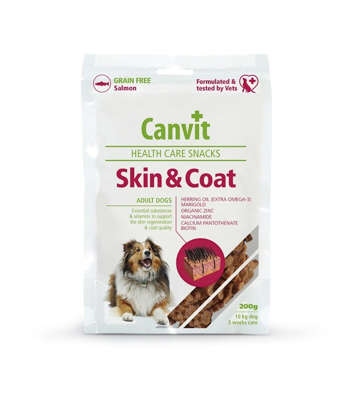 Canvit Snacks Skin & Coat 200 g - 1ks