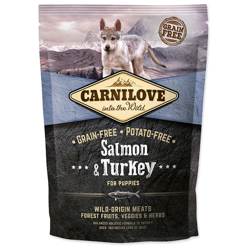 Carnilove krmivo pro štěňata losos a krocan, 1,5kg