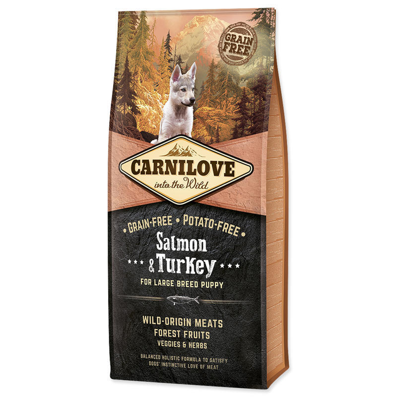 Carnilove Dog Salmon & Turkey for LB Puppies 12 kg